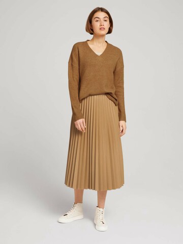 TOM TAILOR DENIM Rok in Beige