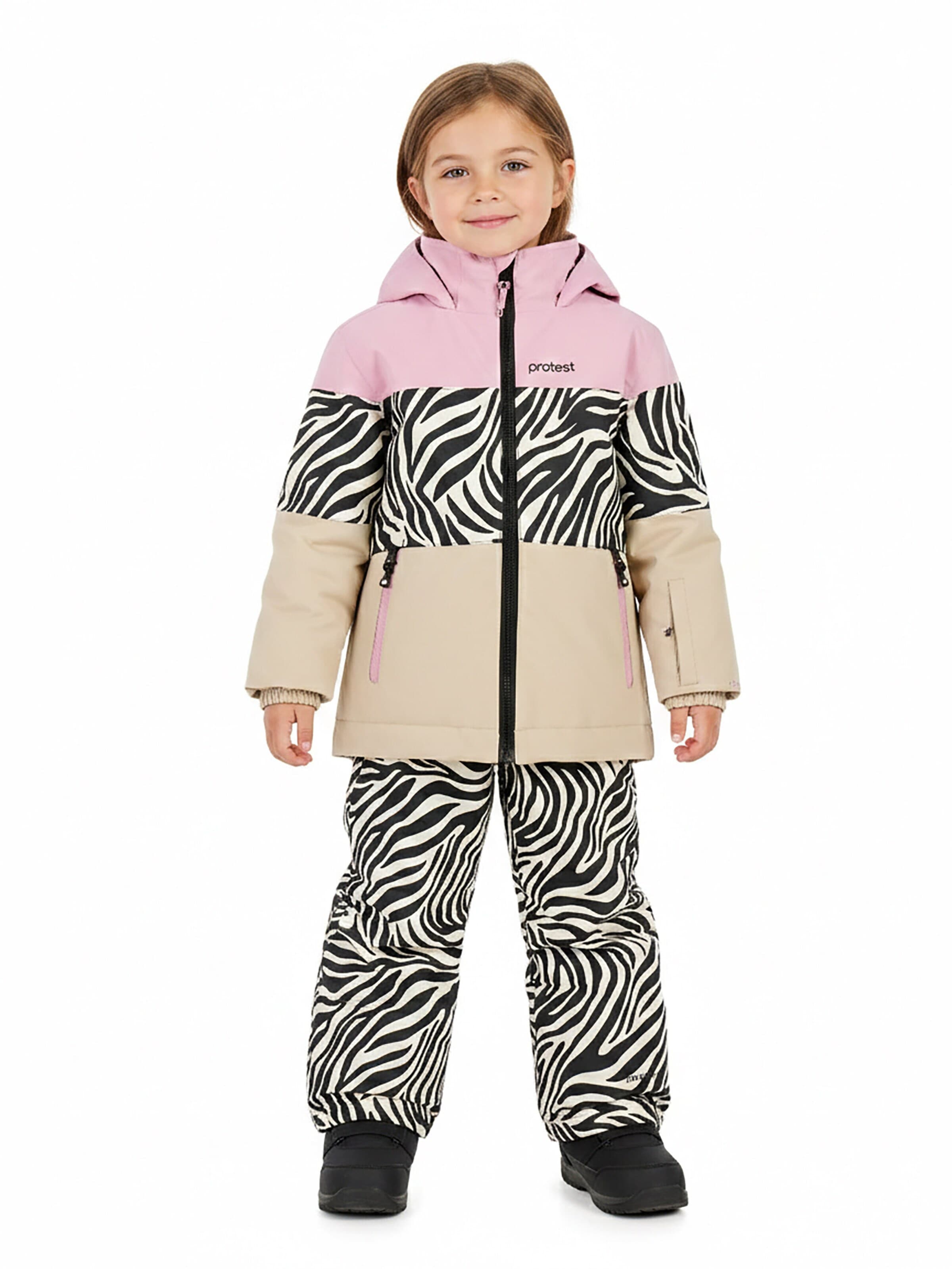 PROTEST Sports jacket 'PRTPleuni TD' in Pink: front