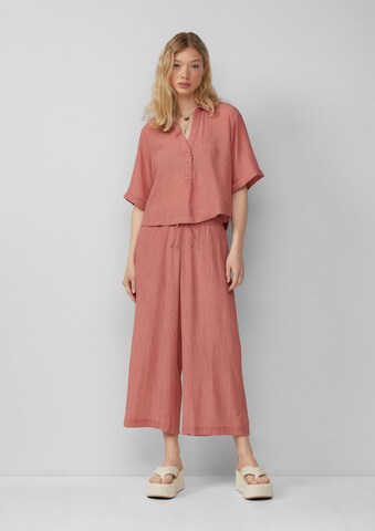 QS Wide Leg Hose in Orange