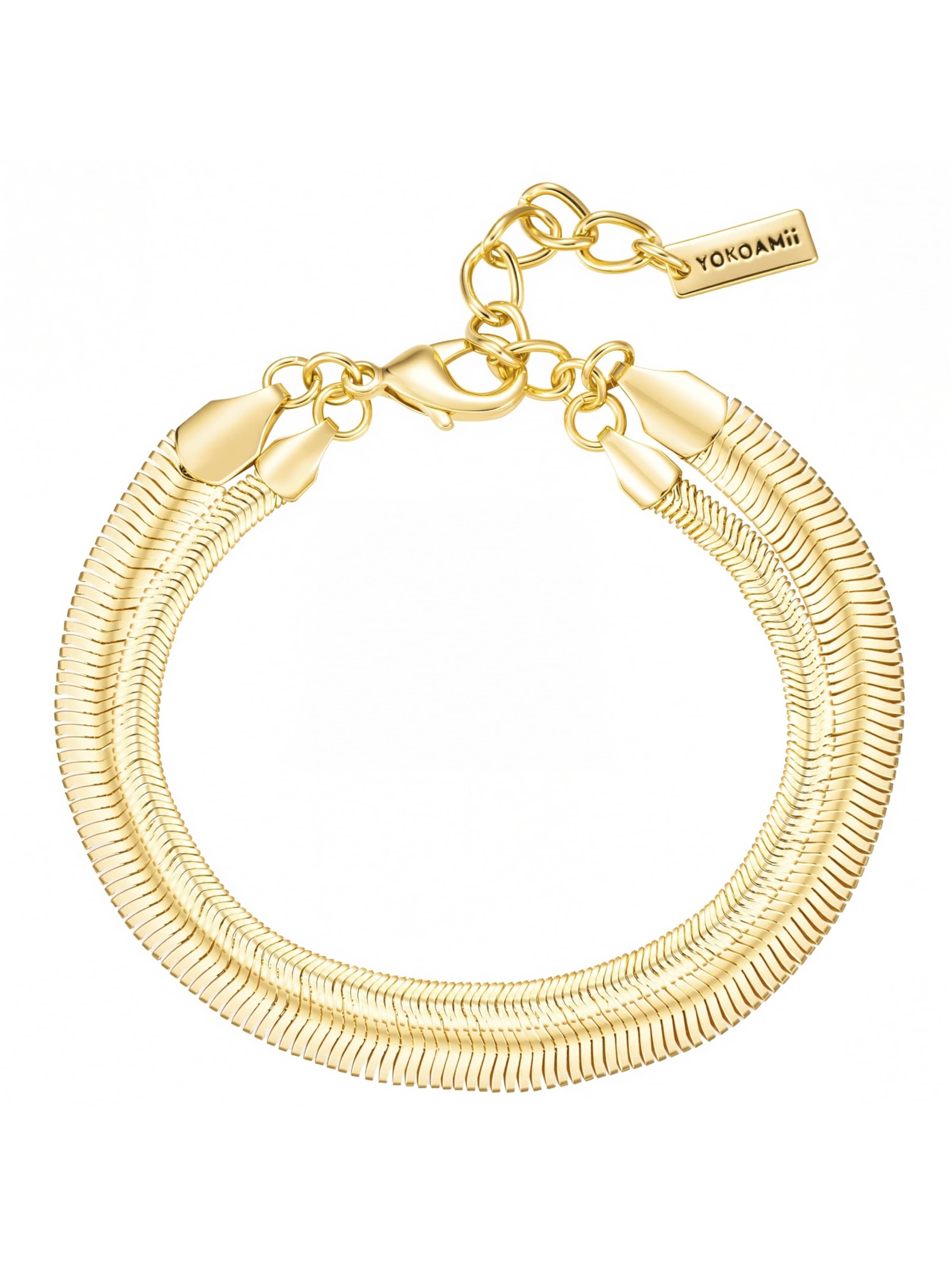 Yokoamii Armband in Goud: voorkant
