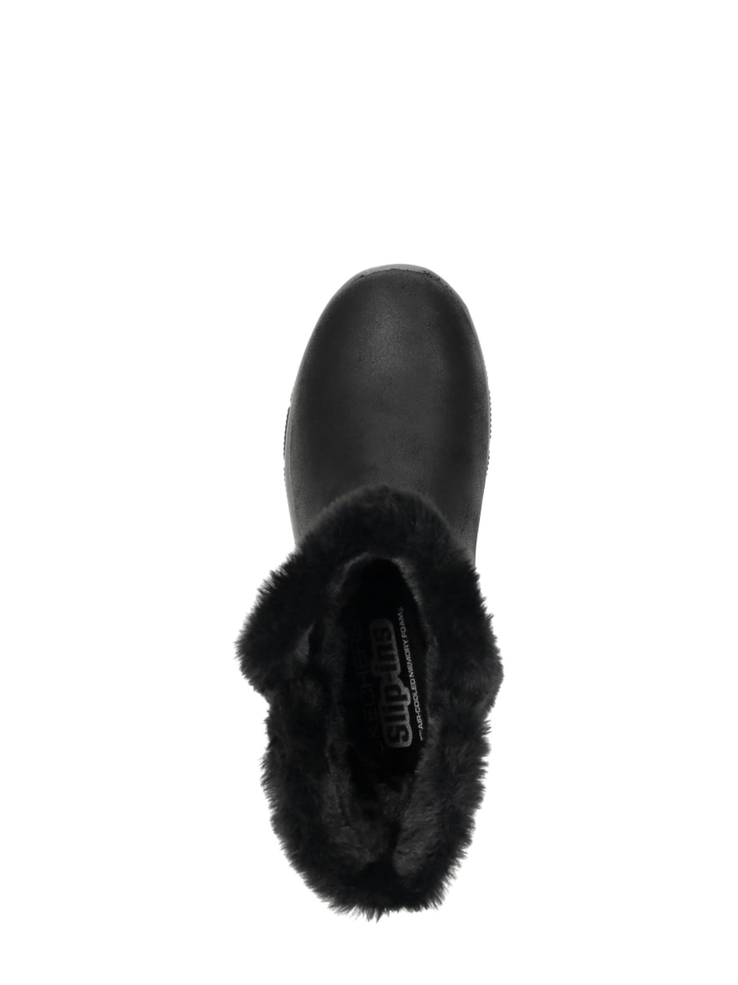 SKECHERS Boots 'Slip-Ins Relaxed Fit' in Zwart