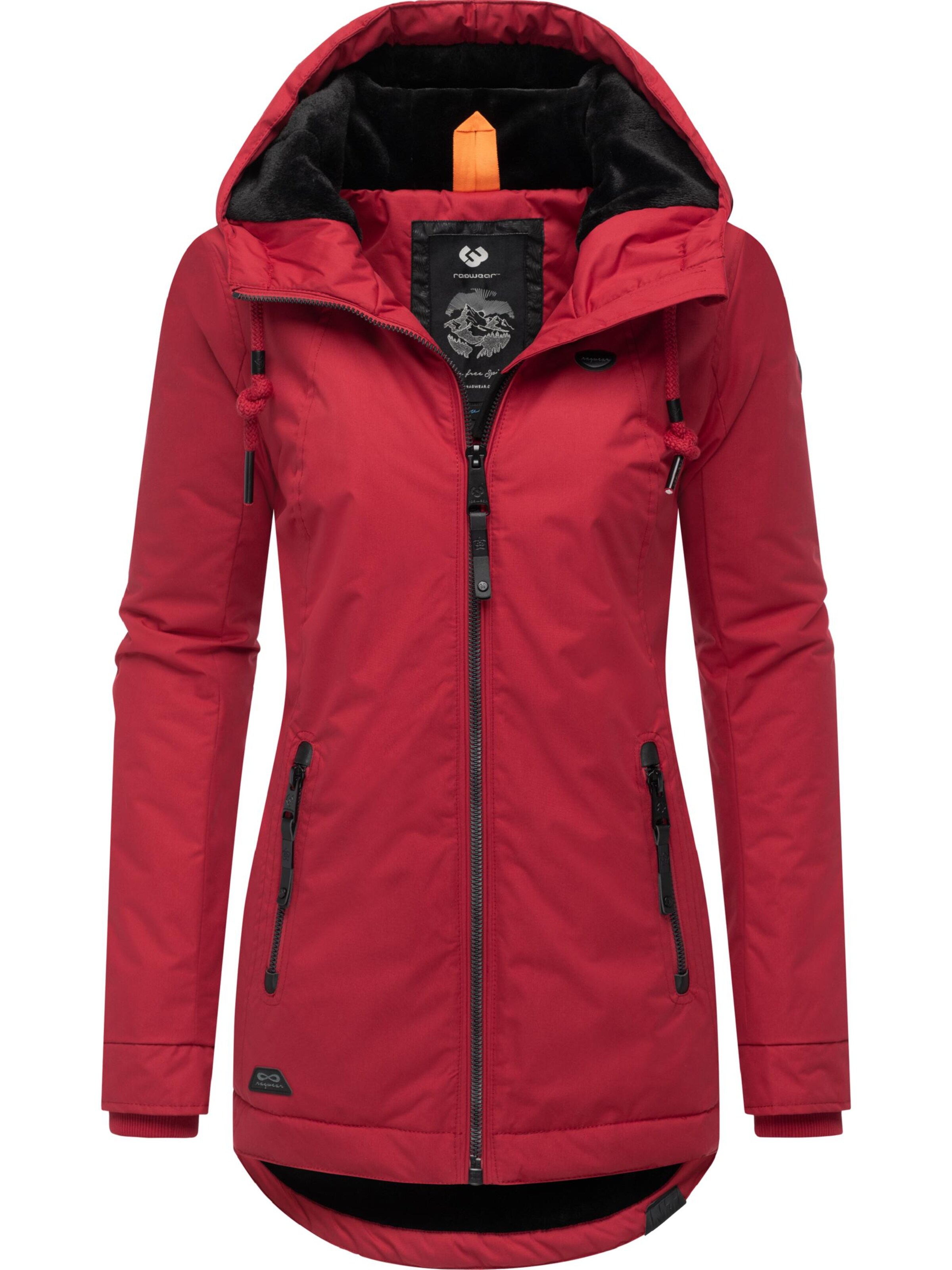 Ragwear Winterjas 'Zuzka' in Rood