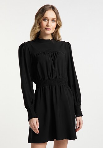 Robe-chemise DreiMaster Klassik en noir : devant