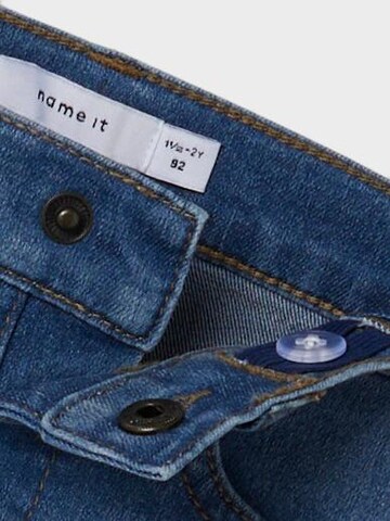NAME IT - Slimfit Calças de ganga 'SILAS' em azul