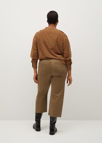 MANGO Regular Jeans in Brown