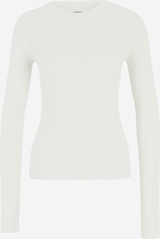 Noisy May Tall Sweater 'SHIP' in White: front