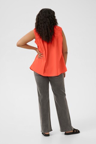 KAFFE CURVE - Blusa 'KCThia' em vermelho