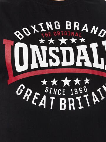 T-Shirt LONSDALE en noir