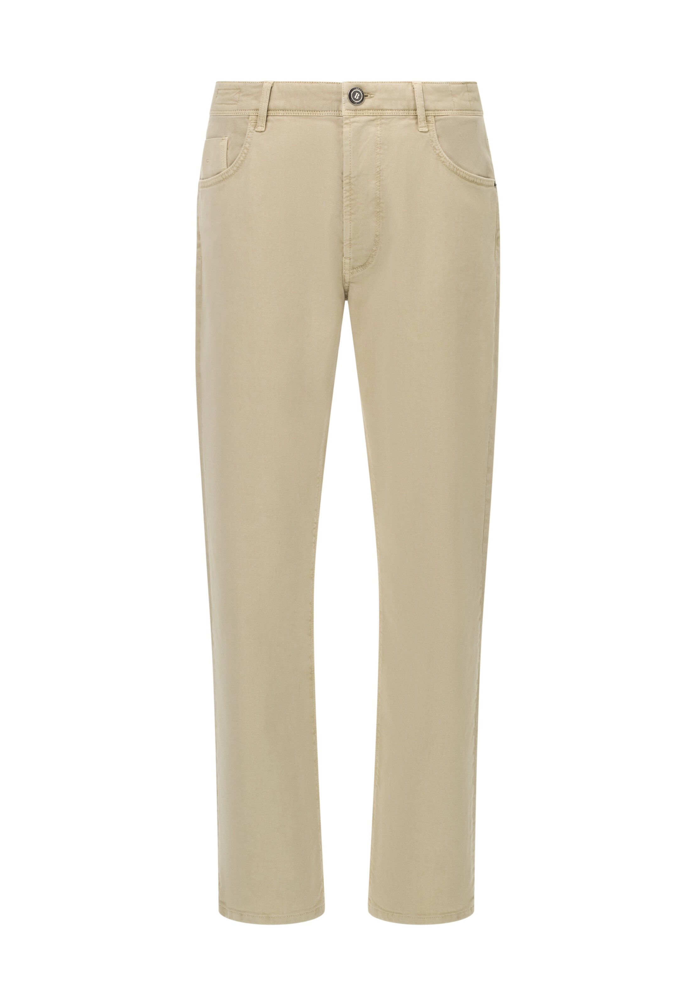 Boggi Milano Regular Jeans in Beige: front
