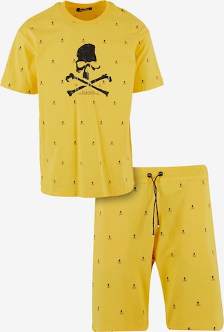 2Y Premium Hausanzug in Gelb: Vorderseite
