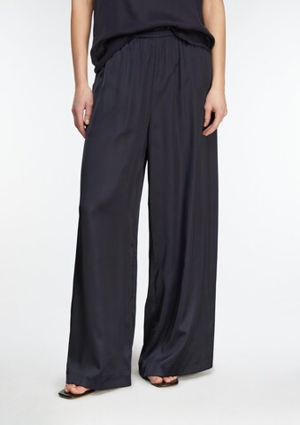 COMMA Wide Leg Hose in Blau