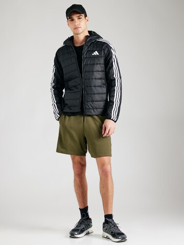 ADIDAS SPORTSWEAR Спортно яке 'Ess' в черно