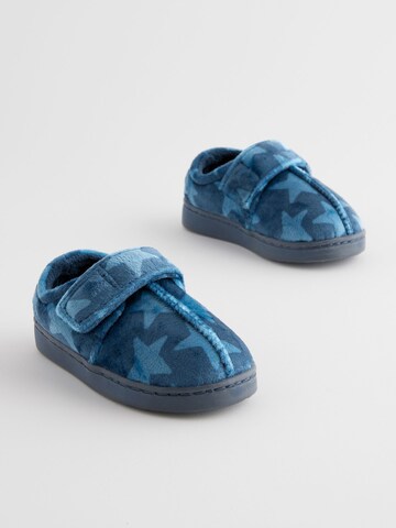Pantoufle Next en bleu