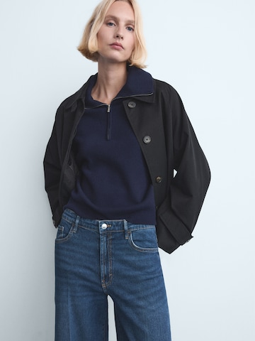 MANGO Wide leg Jeans 'ELISE' in Blue