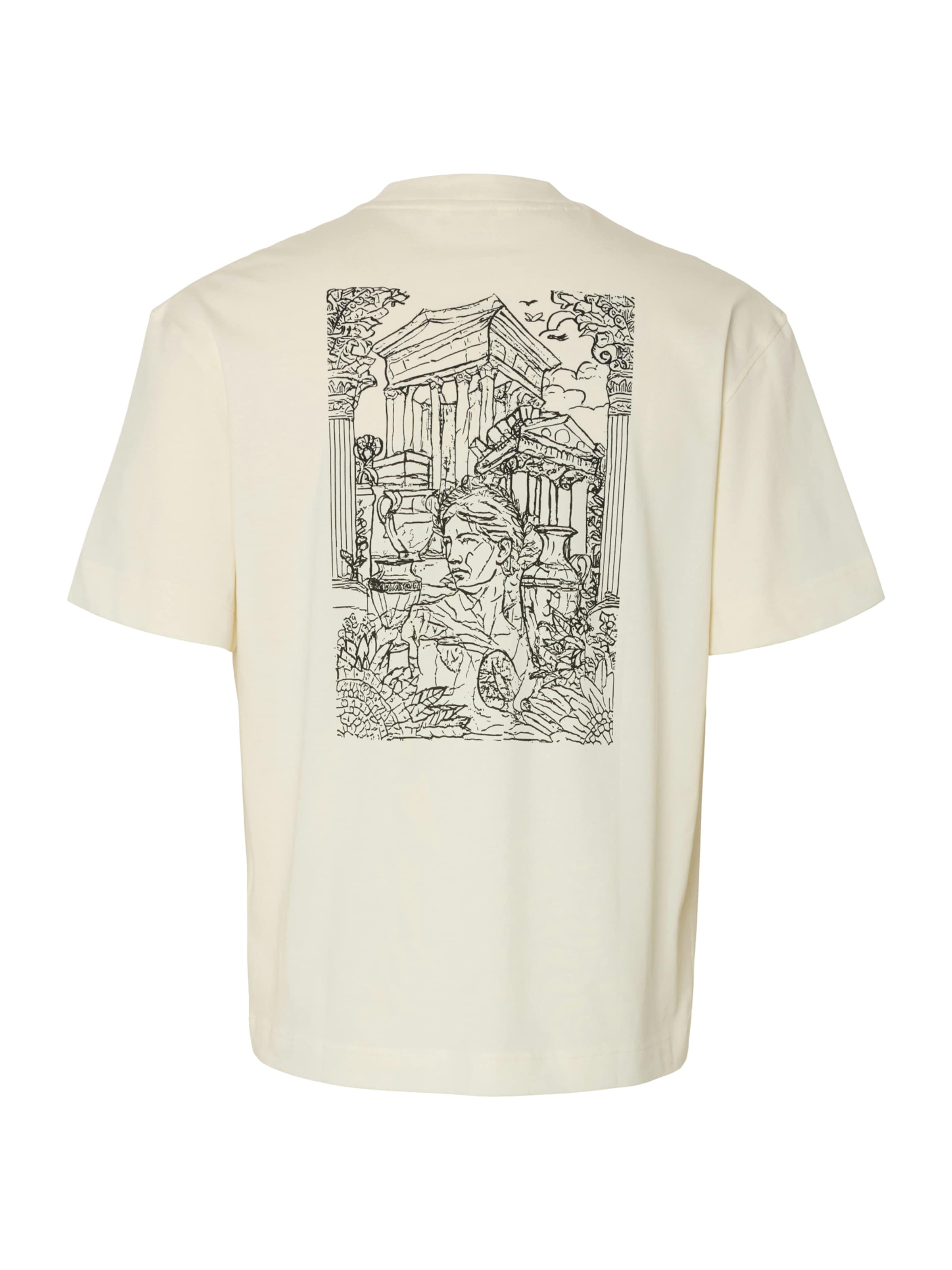 SELECTED Shirt 'SLHNIC' in Beige: back