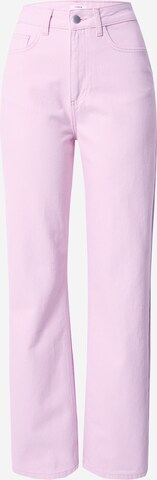 ABOUT YOU x Emili Sindlev Wide leg Jeans 'Smilla' in Roze: voorkant