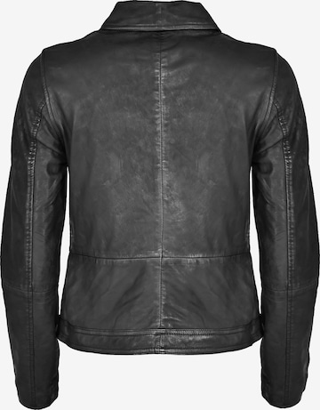 Maze Lederjacke mit Hemdkragen ' 4202117 ' in Schwarz