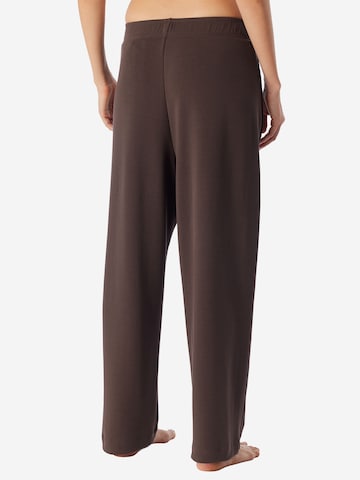SCHIESSER Pajama pants ' Mix Relax ' in Brown