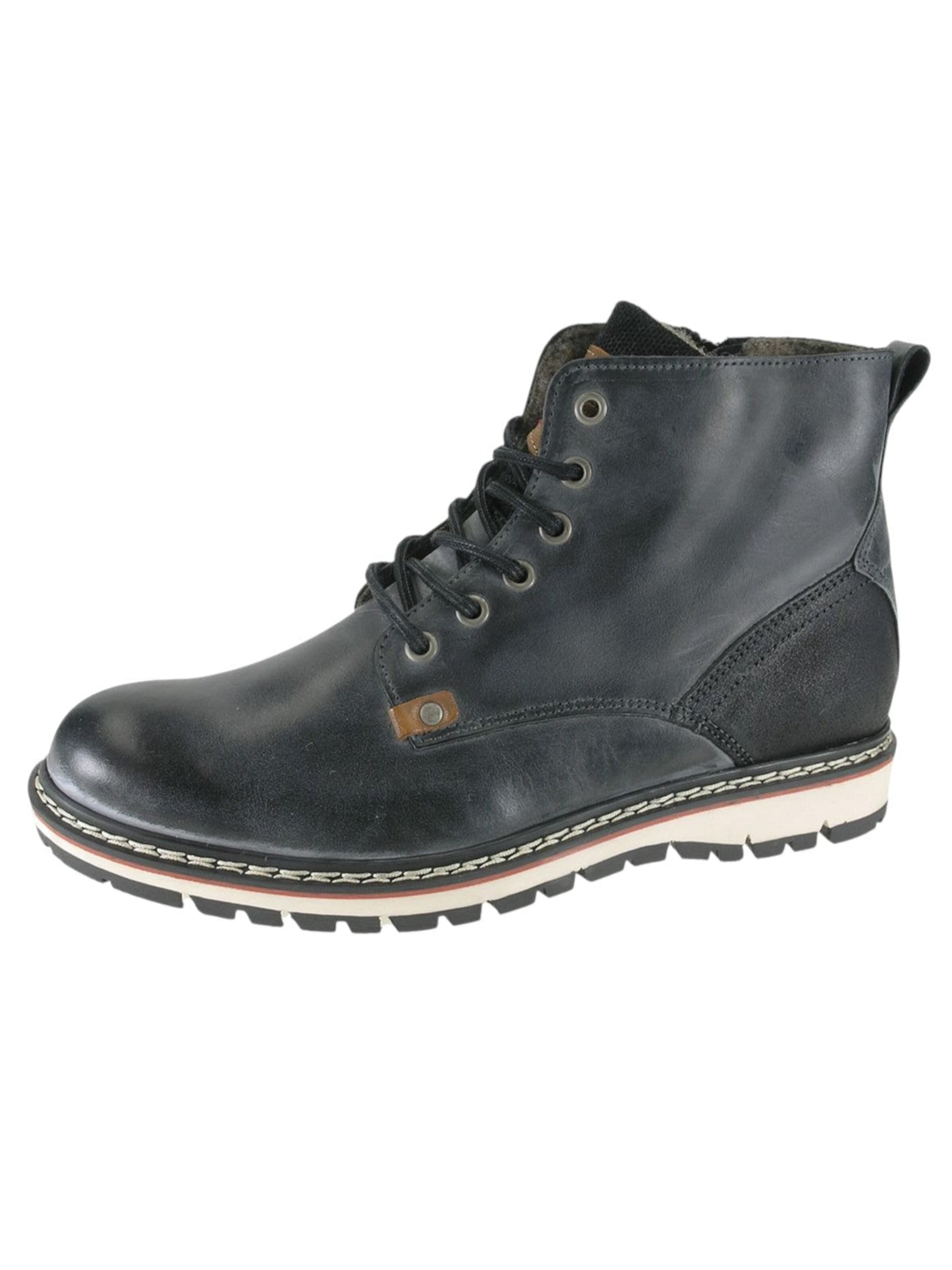 Beppi Schnürboots 'Casual boot'‌‌‌‌‌‌‌‌‌ in Schwarz: Vorderseite