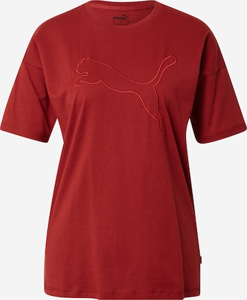 PUMA Shirt in Rot: front