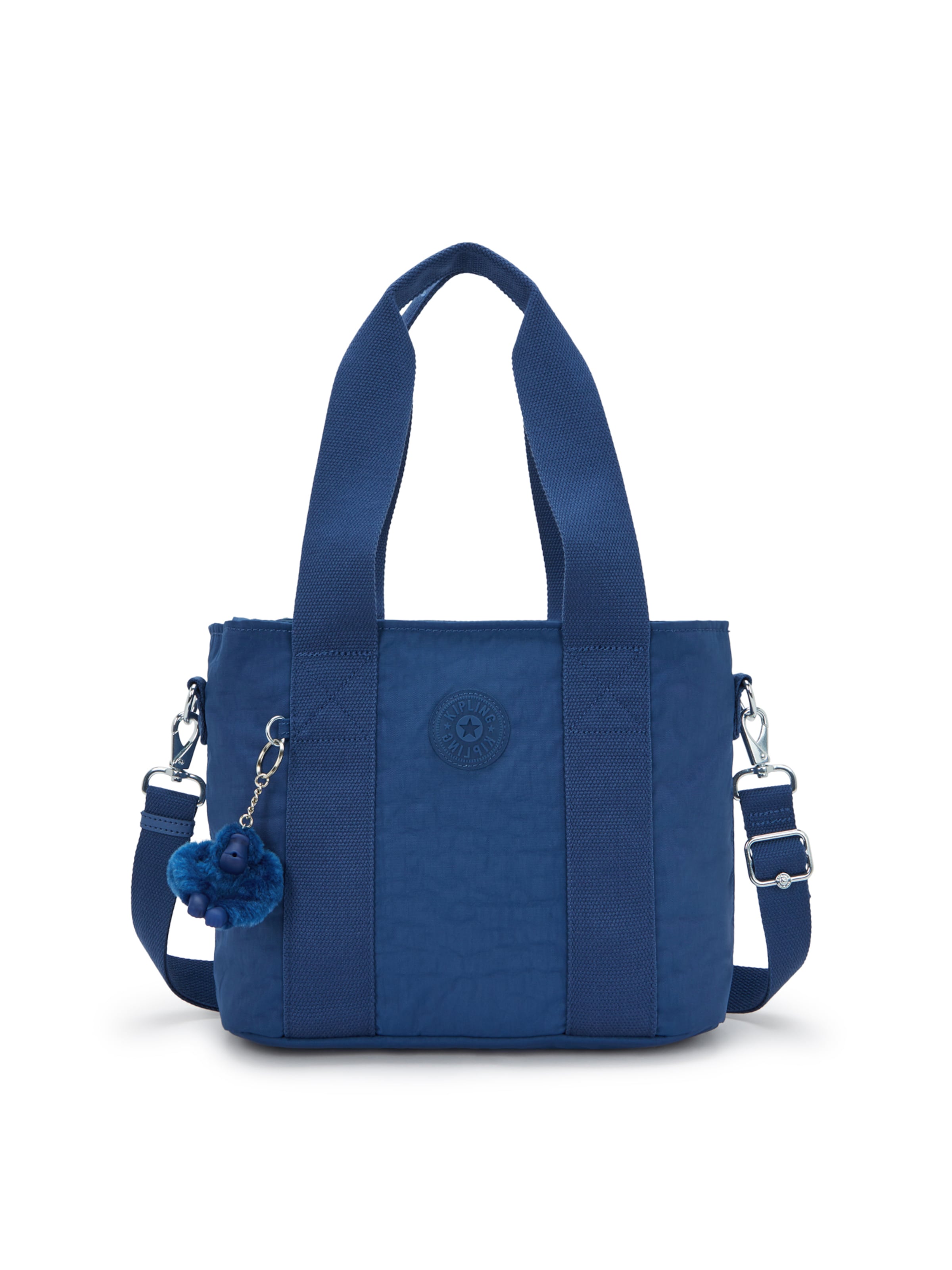 KIPLING Handväska 'Minta M Up' i blå: framsida
