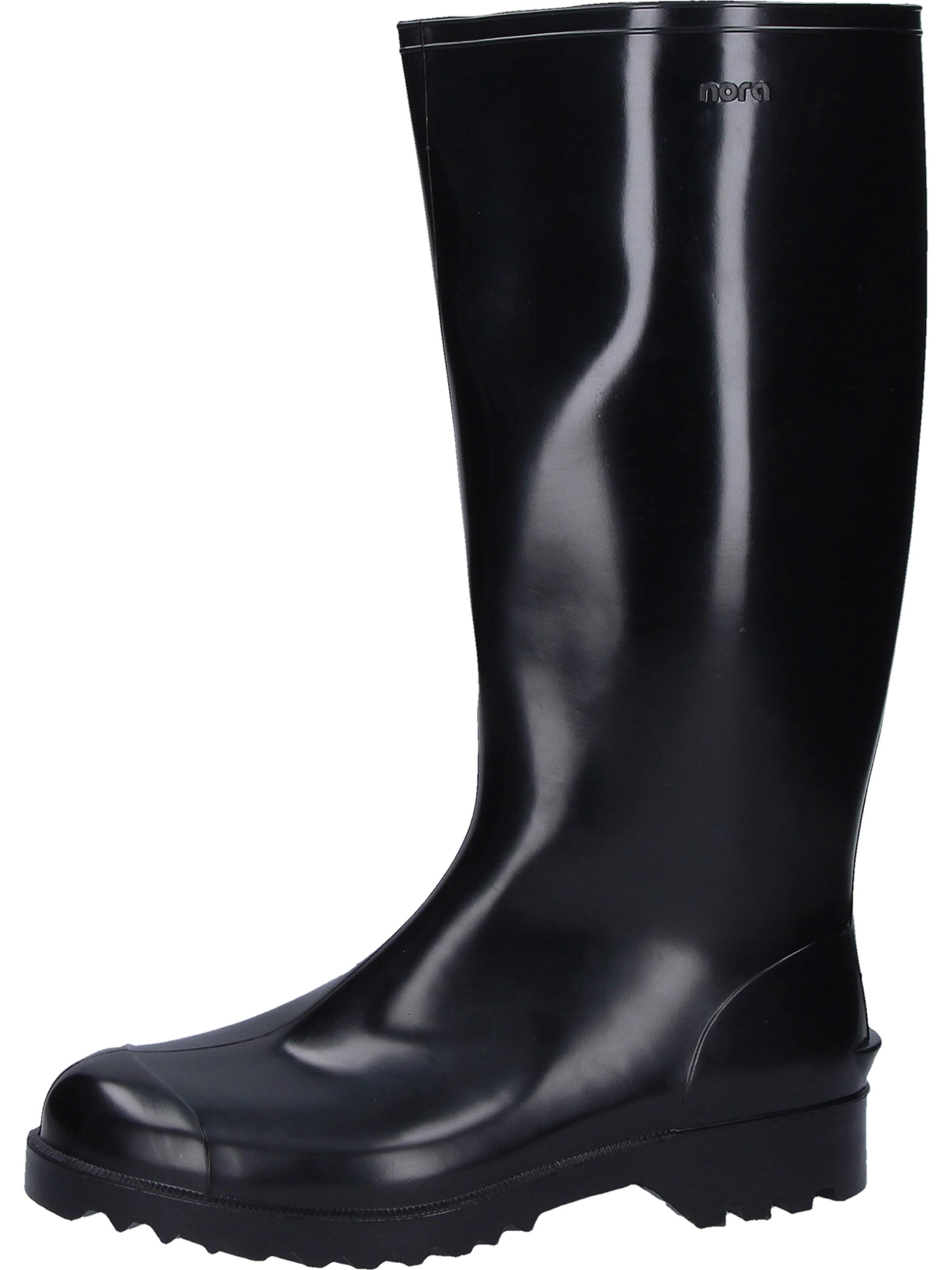 nora Rubber boot 'Gummistiefel Anton in schwarz' in Black