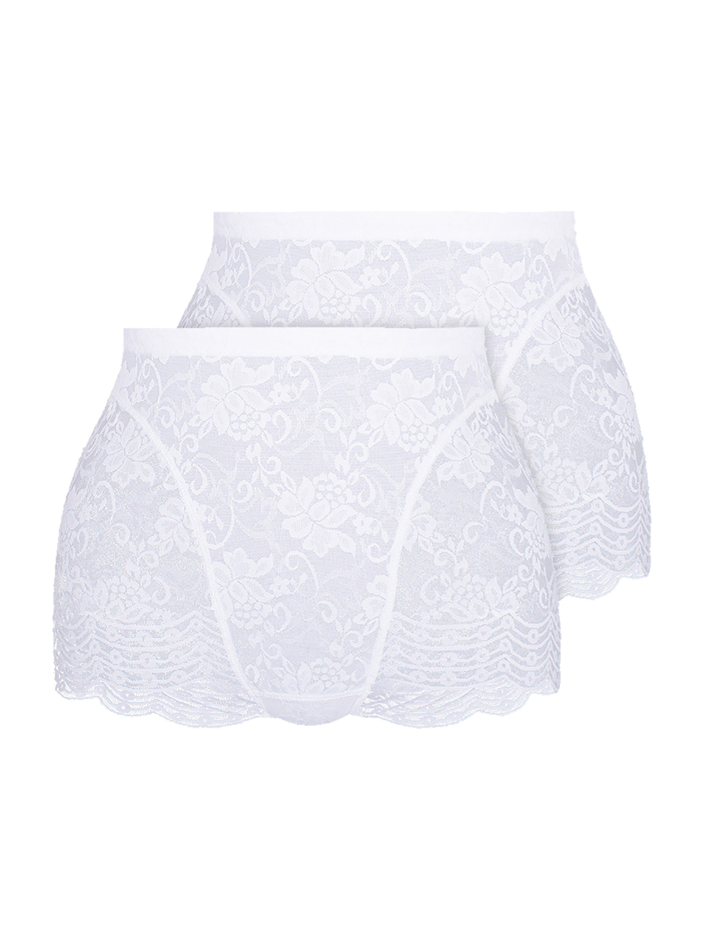 sassa Boyshorts 'Functional Lace' in White: front