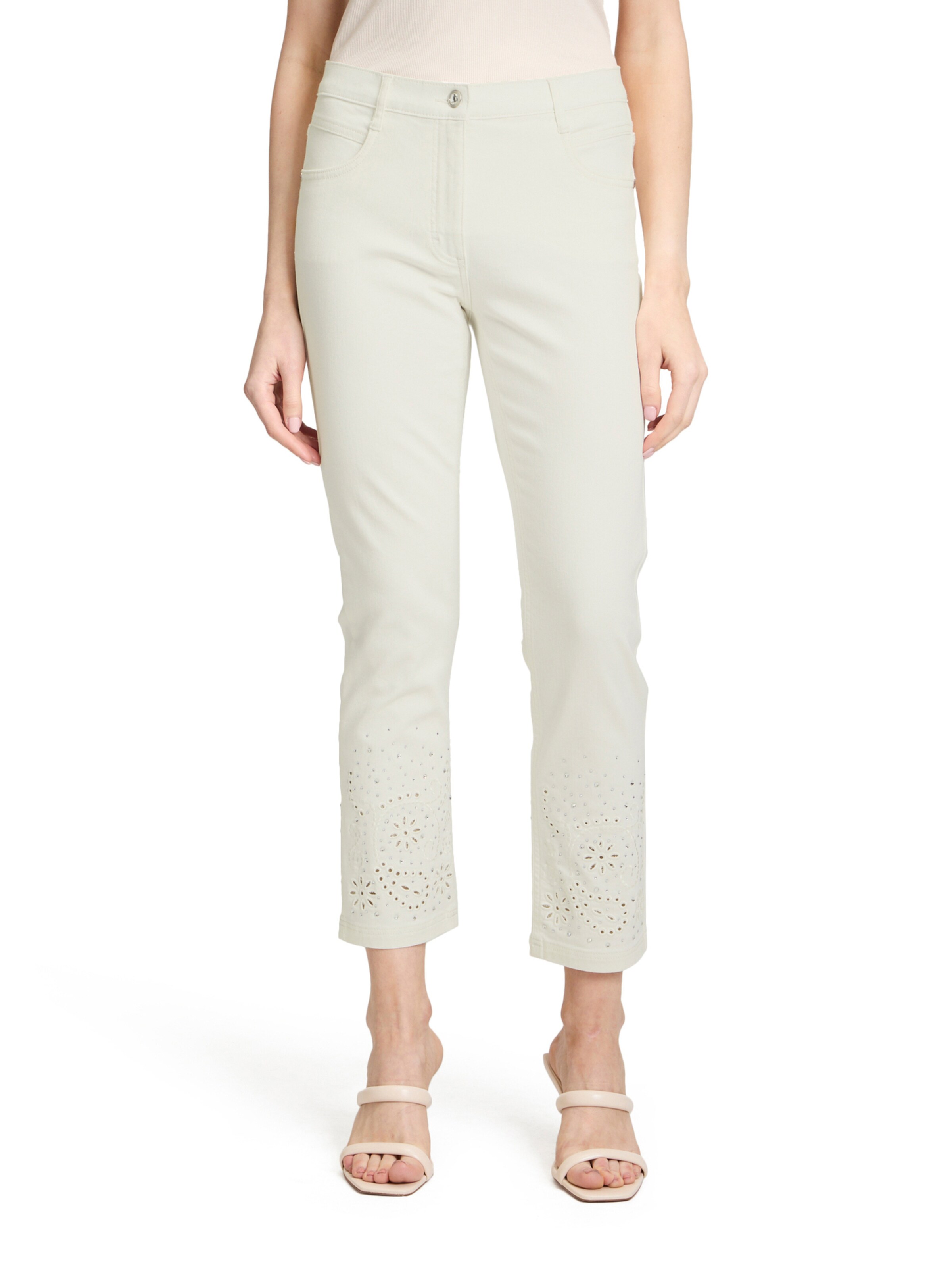 Betty Barclay Slim fit Jeans in White: front