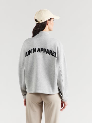 Aim'n Αθλητική ζακέτα φούτερ 'Campus' σε γκρι: μπροστά