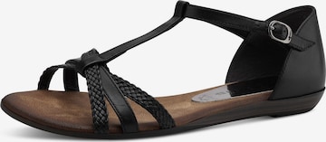 TAMARIS Sandal in Black: front