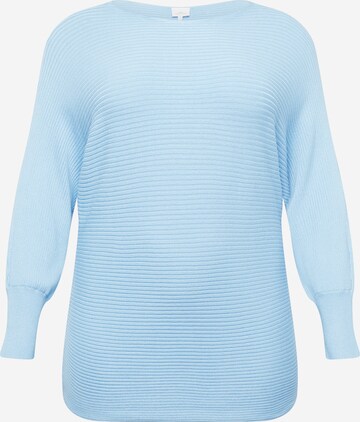 ONLY Carmakoma Sweater 'New Adaline' in Blue: front