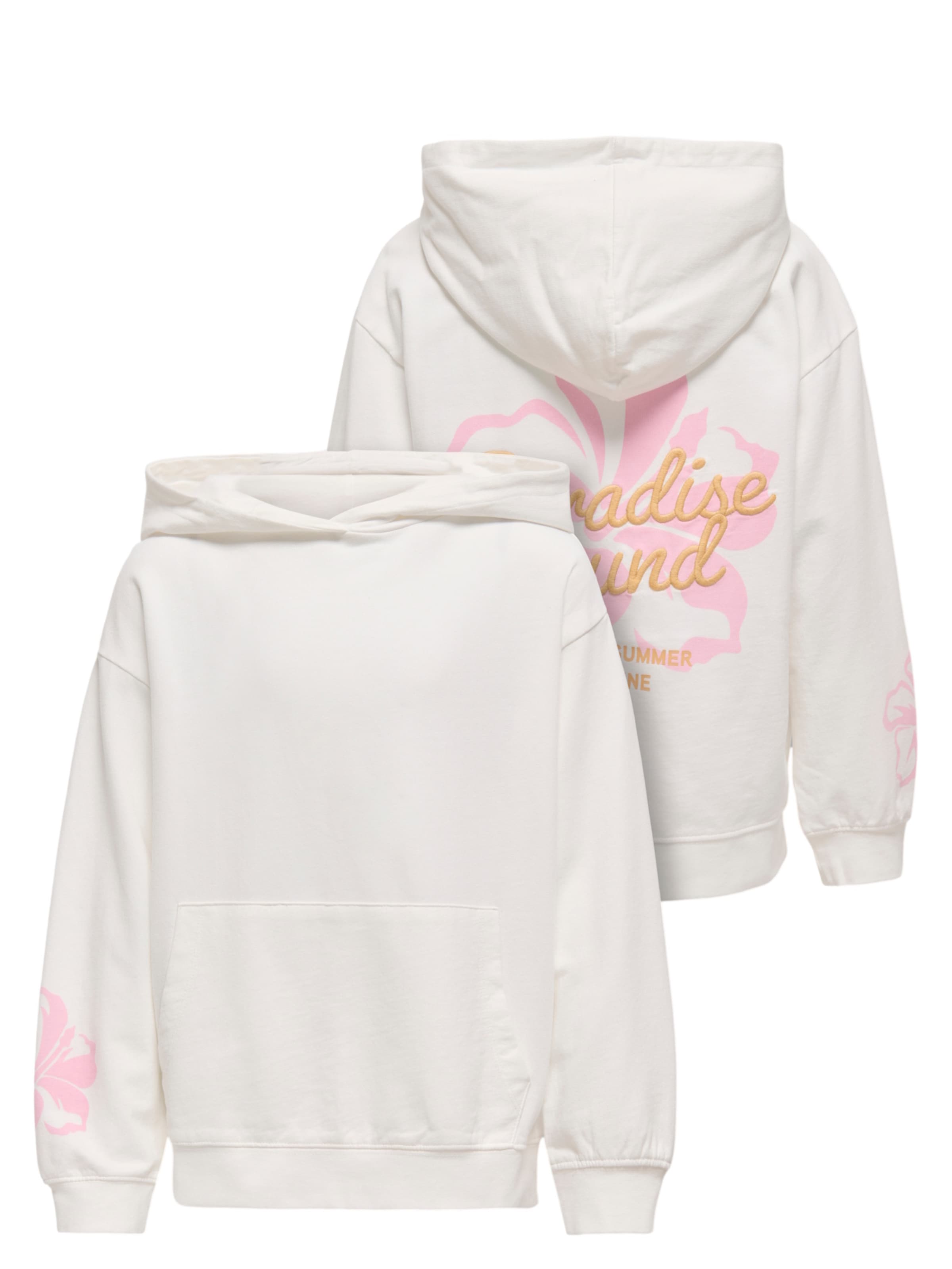 Sweat-shirt 'Julia Life' ONLY GIRLS en blanc