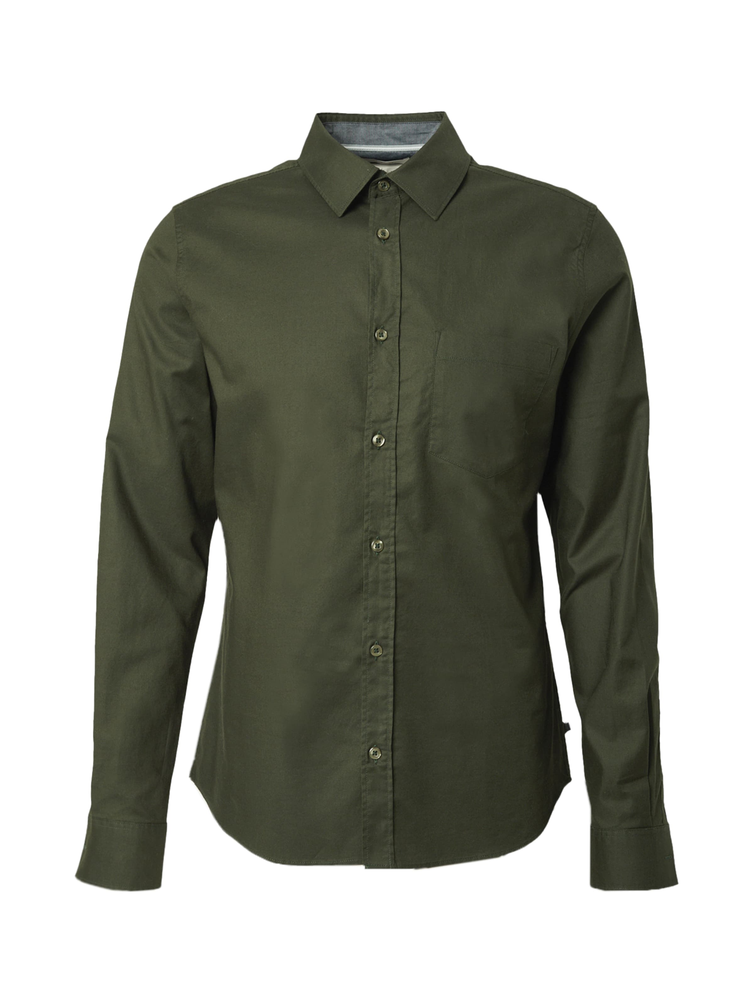 Coupe slim Chemise s.Oliver en vert : devant