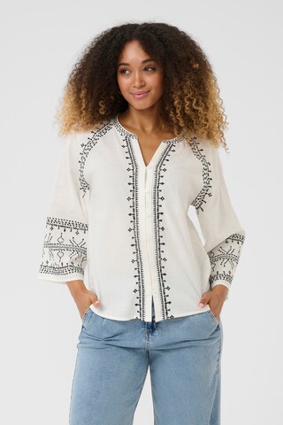 Cream Bluse 'Sara' in Weiß: Vorderseite