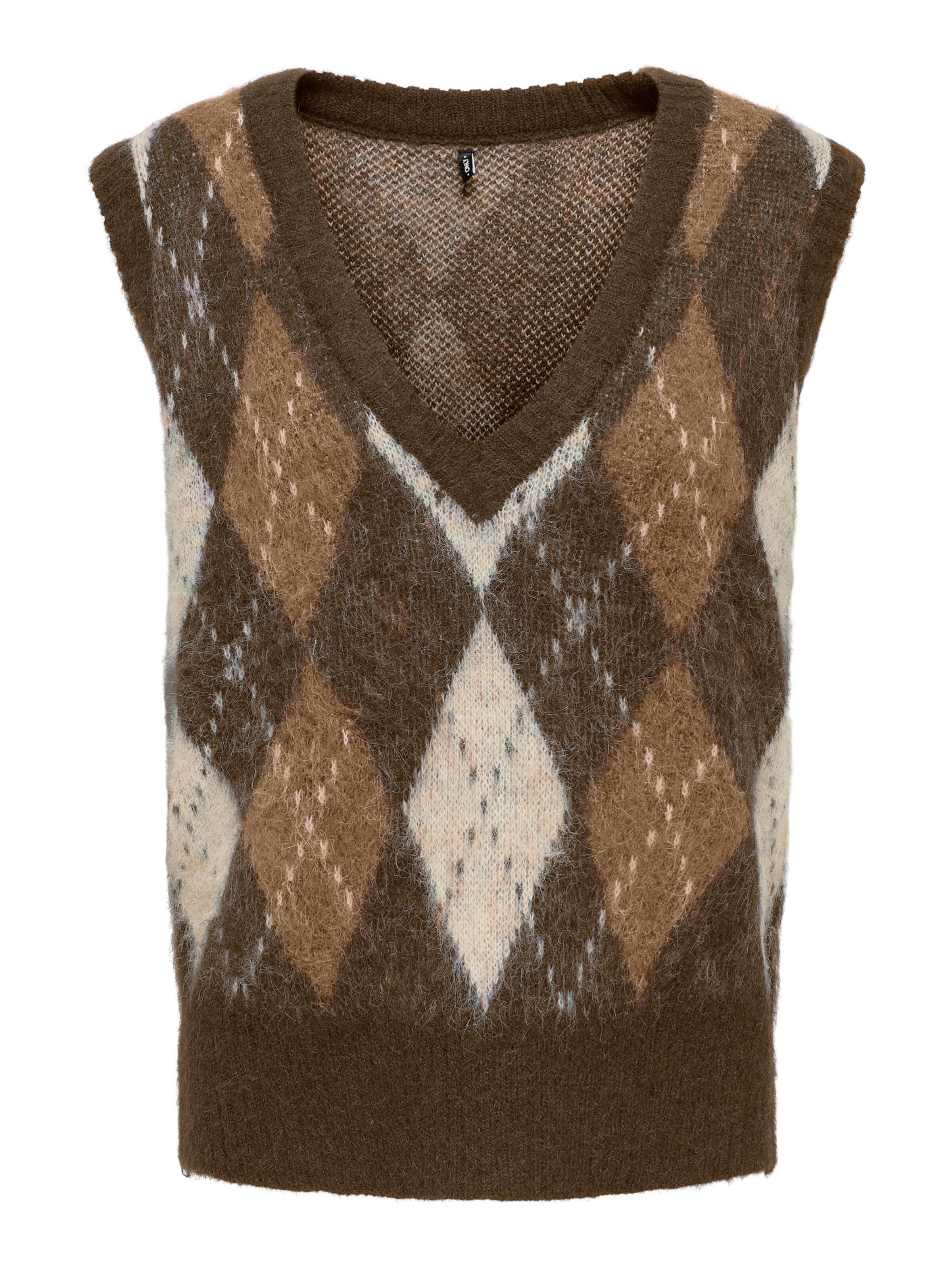 Gilet di ONLY in marrone: frontale