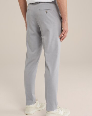 WE Fashion - Slimfit Pantalón de pinzas en gris