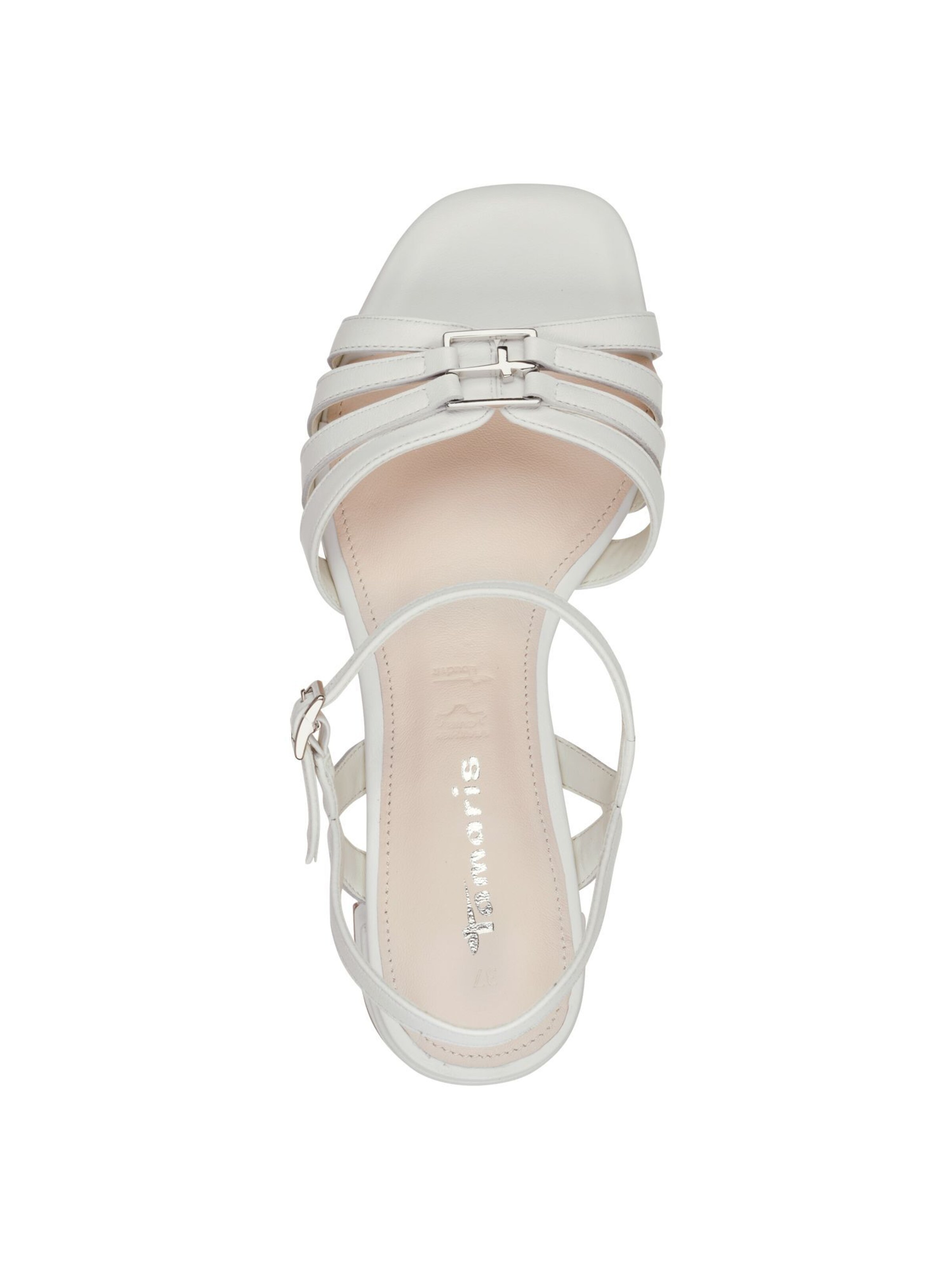 Sandales à lanières Tamaris en blanc