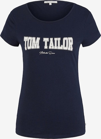 TOM TAILOR DENIM T-Shirt in Blau: predná strana