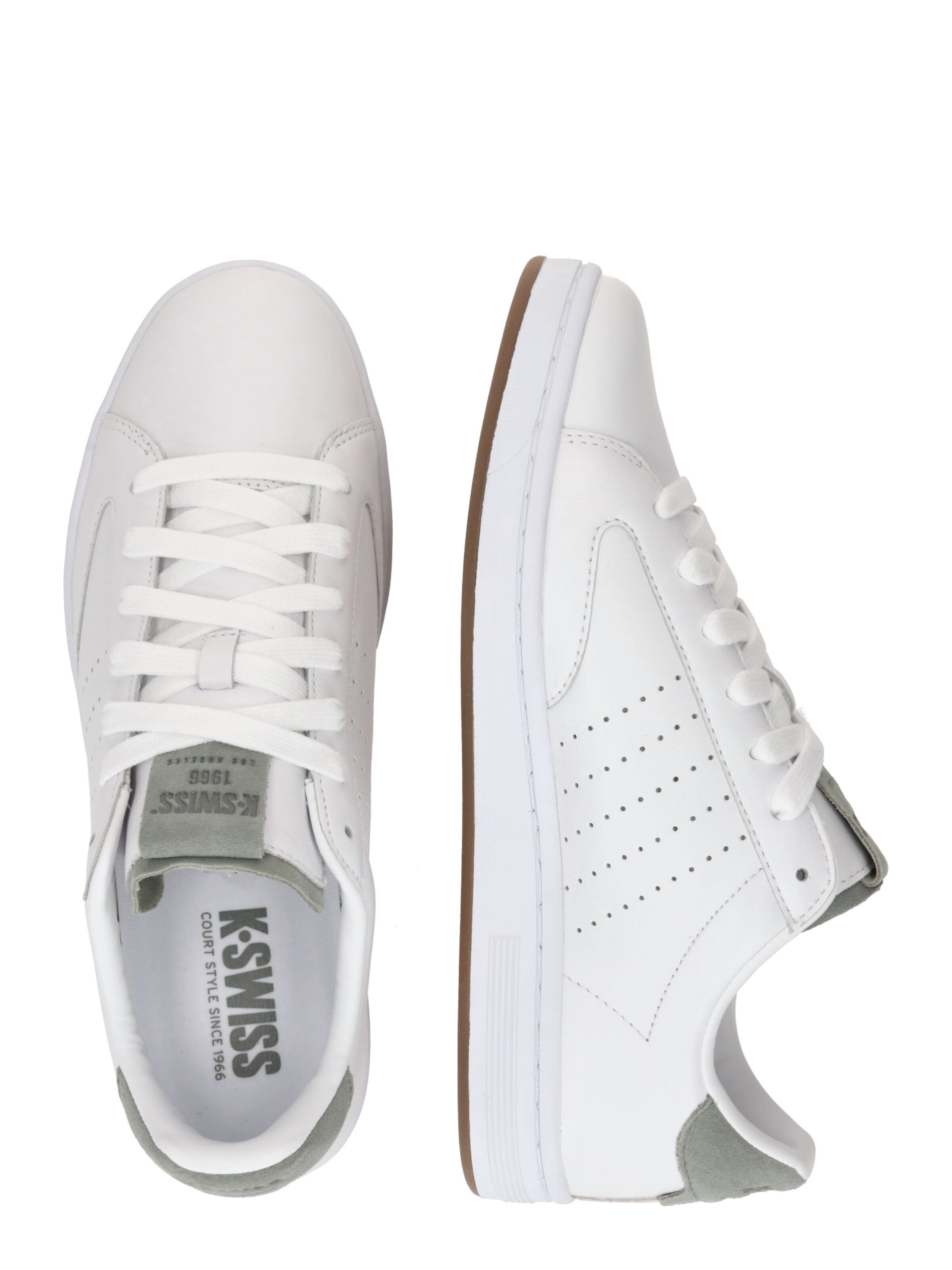 balts K-SWISS Zemie brīvā laika apavi 'Lozan Klub'