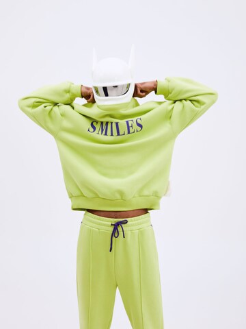 Smiles Sweatshirt 'Jay' in Grün