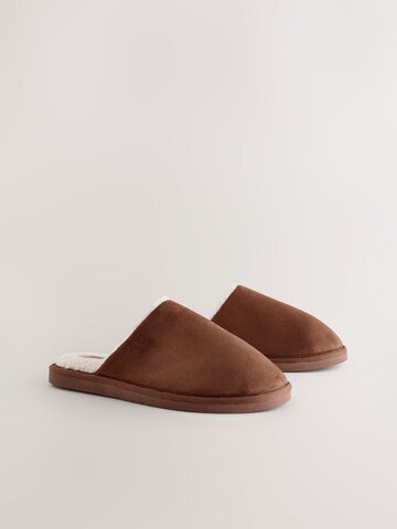 Next Slippers in Brown