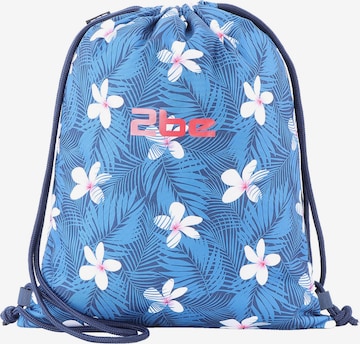 2be Gym Bag in Blue: front