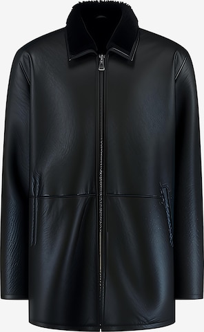 Manteau d’hiver 'APPOLLO SHEARLING HERITAGE' CYCAS D'OR en noir : devant