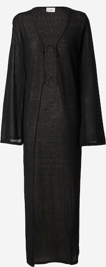 ABOUT YOU x Marie von Behrens Gebreid vest 'Maxi' in de kleur Zwart, Productweergave