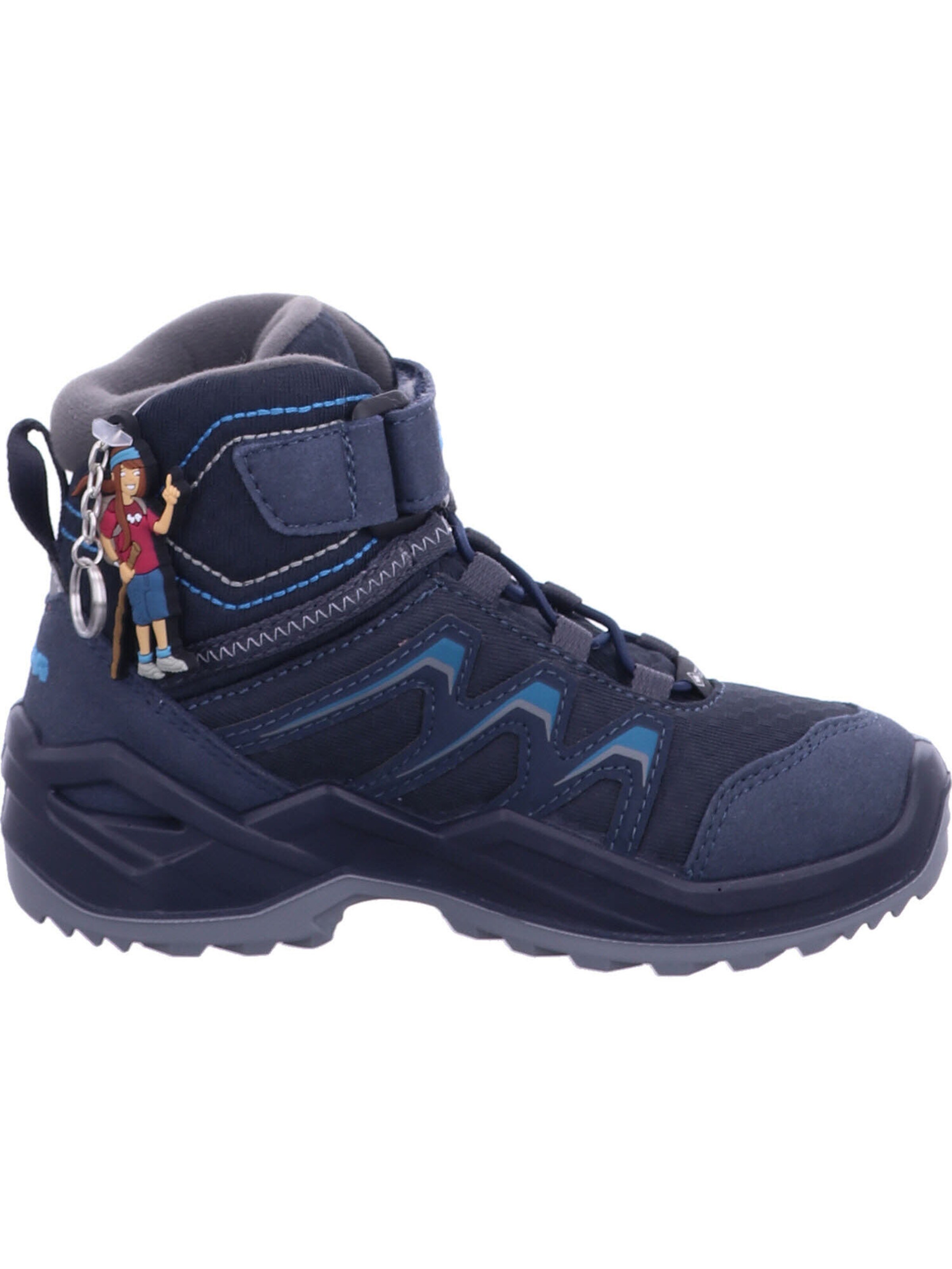 LOWA Boots 'Maddox Warm GTX Mid Jr' in Grey