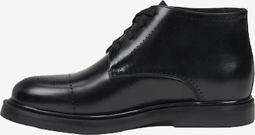 Desa - Botines chukka 'Stiefeletten' en negro: frente