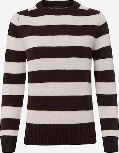 Franco Callegari Sweater in S in Chocolate / White, Item view