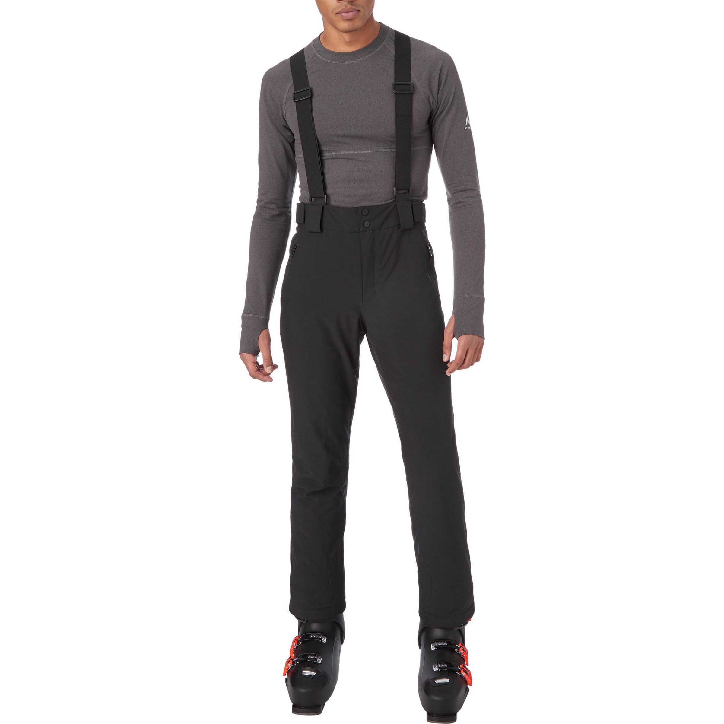 MCKINLEY Loose fit Workout Pants 'Dave' in Black: front