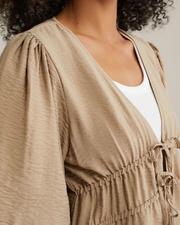 Chemisier WE Fashion en beige