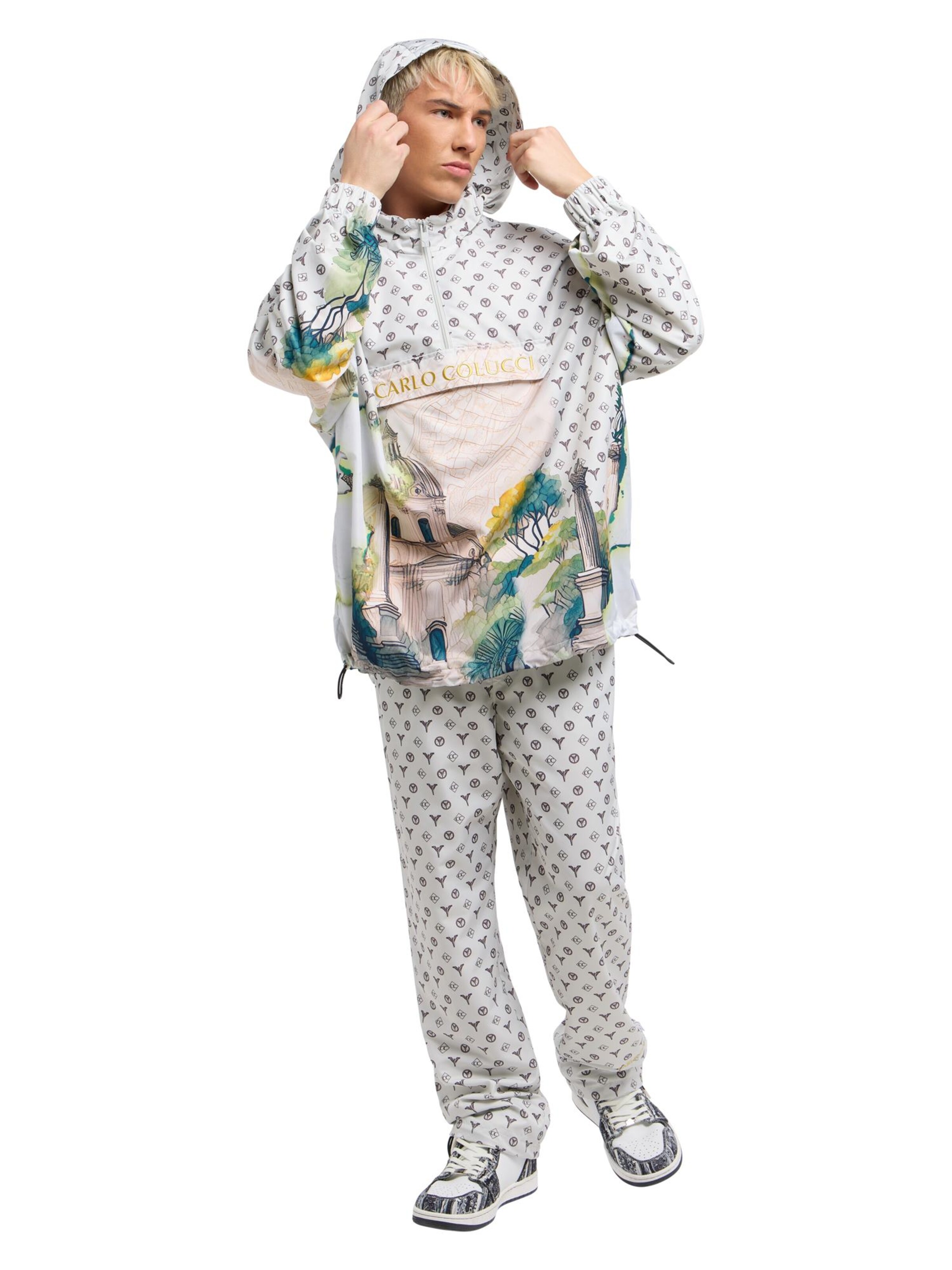 Pull-over 'Erdini' Carlo Colucci en blanc